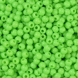 Acrylperlen Uni 4mm Lochbohrung 1,6mm 600 Stück