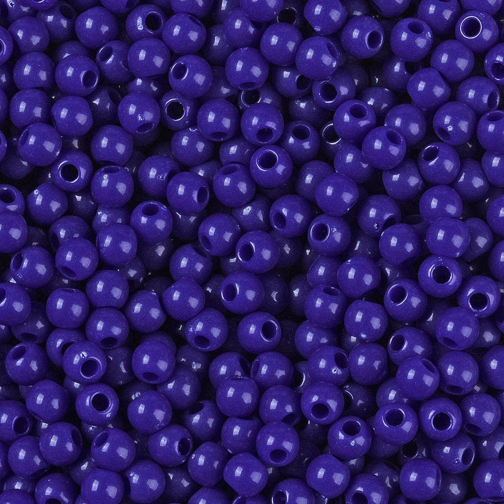 Acrylperlen Uni 4mm Lochbohrung 1,6mm 600 Stück