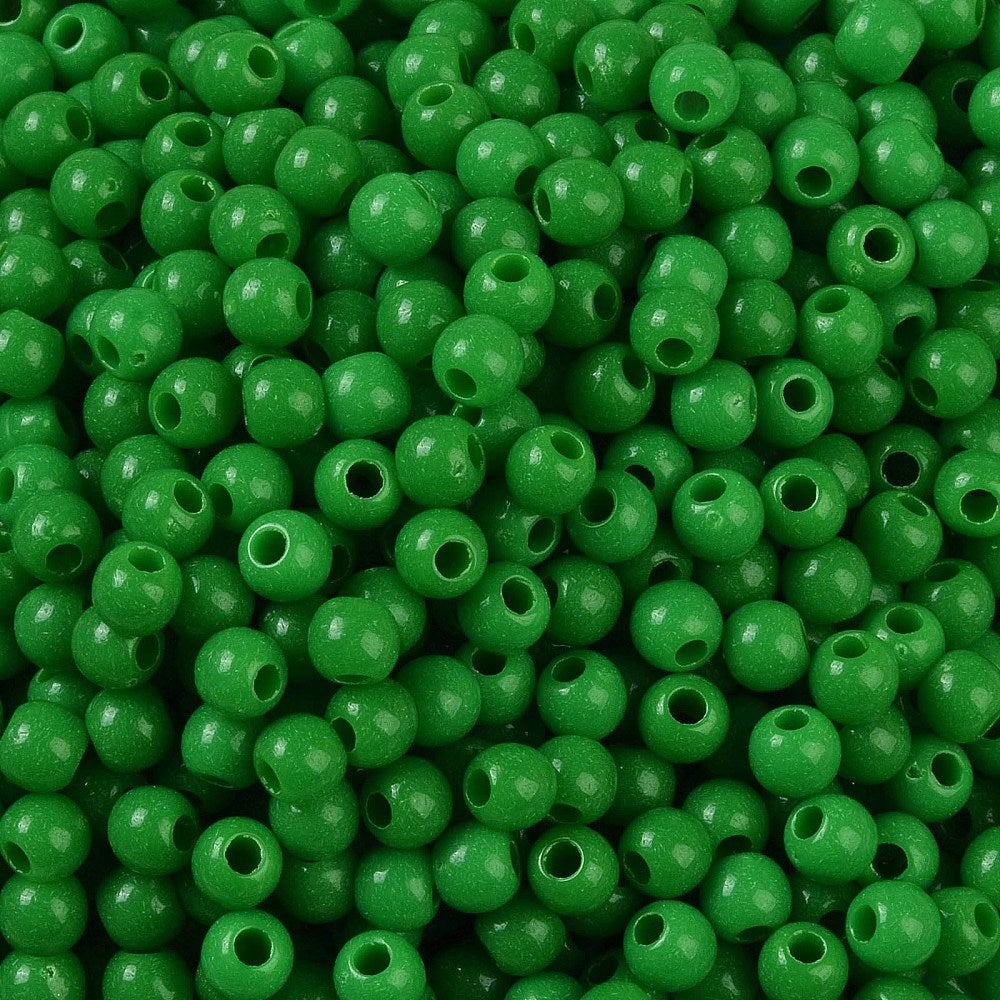 Acrylperlen Uni 4mm Lochbohrung 1,6mm 600 Stück