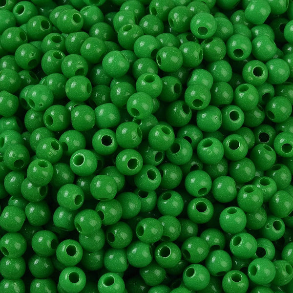 Acrylperlen Uni 4mm Lochbohrung 1,6mm 600 Stück