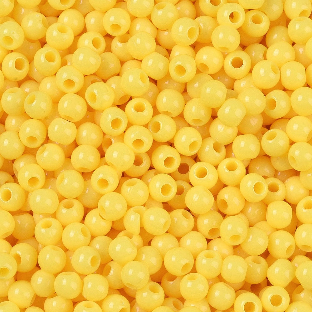 Acrylperlen Uni 4mm Lochbohrung 1,6mm 600 Stück