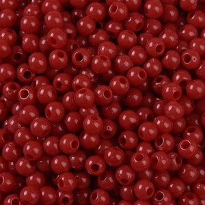 Acrylperlen Uni 4mm Lochbohrung 1,6mm 600 Stück