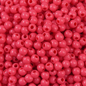 Acrylperlen Uni 4mm Lochbohrung 1,6mm 600 Stück