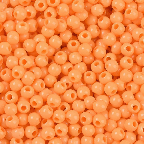 Acrylperlen Uni 4mm Lochbohrung 1,6mm 600 Stück