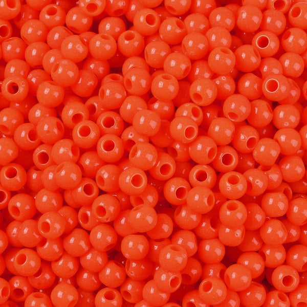 Acrylperlen Uni 4mm Lochbohrung 1,6mm 600 Stück