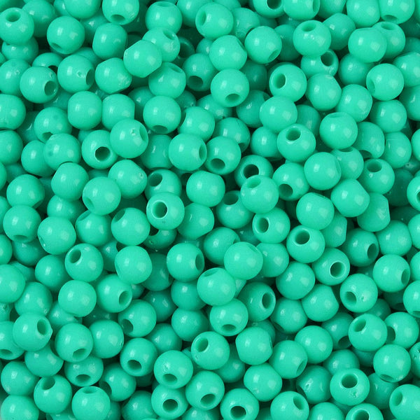 Acrylperlen Uni 4mm Lochbohrung 1,6mm 600 Stück