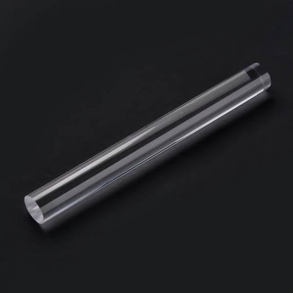 Acrylroller massiv glatt transparent 197x20mm