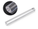 Acrylroller massiv glatt transparent 197x20mm