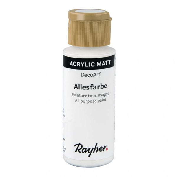 Rayher Allesfarbe, 59ml DecoArt Bastelfarbe Acrylfarbe Hobbyfarbe