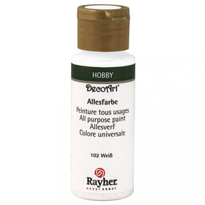 Rayher Allesfarbe, 59ml DecoArt Bastelfarbe Acrylfarbe Hobbyfarbe