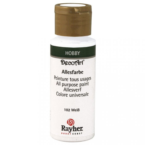 Rayher Allesfarbe, 59ml DecoArt Bastelfarbe Acrylfarbe Hobbyfarbe