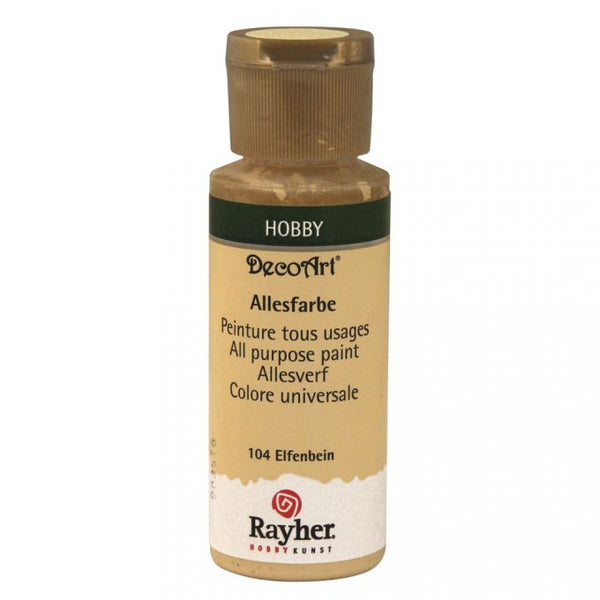 Rayher Allesfarbe, 59ml DecoArt Bastelfarbe Acrylfarbe Hobbyfarbe