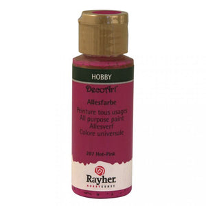 Rayher Allesfarbe, 59ml DecoArt Bastelfarbe Acrylfarbe Hobbyfarbe