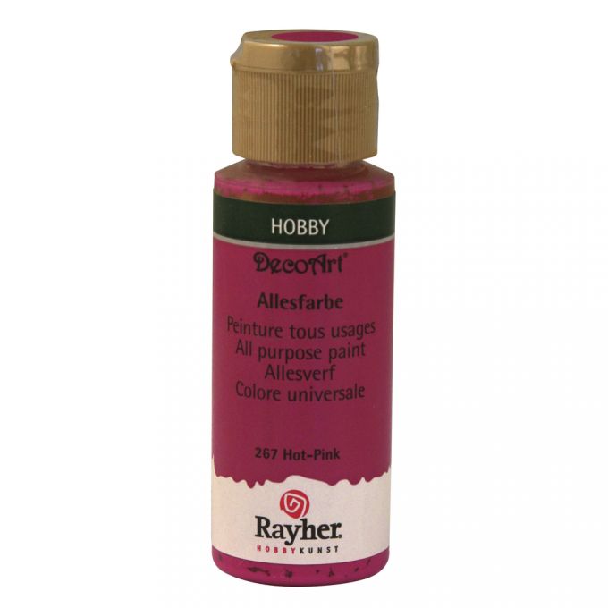 Rayher Allesfarbe, 59ml DecoArt Bastelfarbe Acrylfarbe Hobbyfarbe