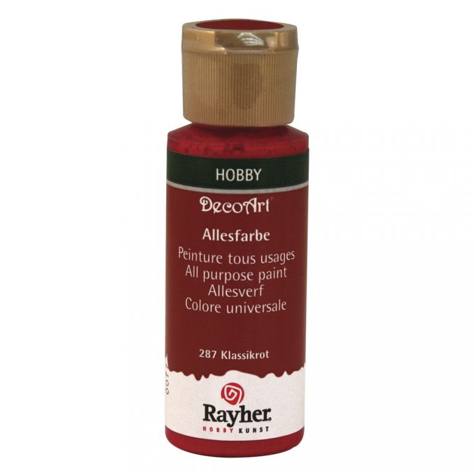 Rayher Allesfarbe, 59ml DecoArt Bastelfarbe Acrylfarbe Hobbyfarbe