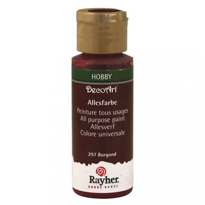 Rayher Allesfarbe, 59ml DecoArt Bastelfarbe Acrylfarbe Hobbyfarbe