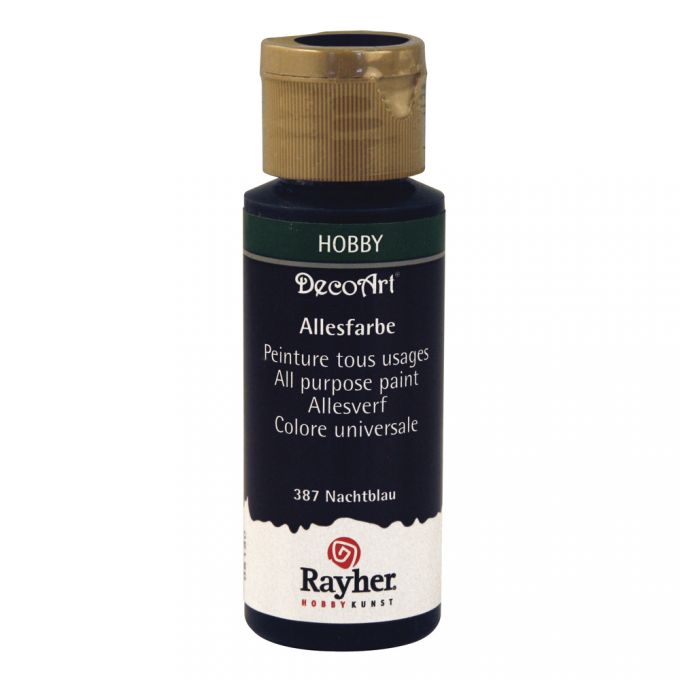 Rayher Allesfarbe, 59ml DecoArt Bastelfarbe Acrylfarbe Hobbyfarbe