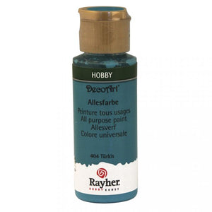 Rayher Allesfarbe, 59ml DecoArt Bastelfarbe Acrylfarbe Hobbyfarbe