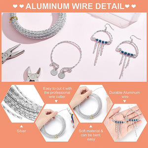 Aludraht 2 mm silberfarben Diamantschliff 10 m