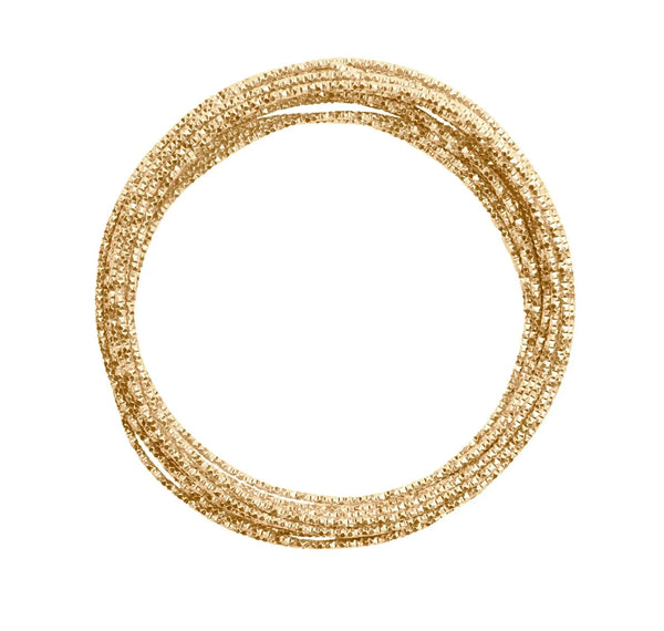Aludraht gehämmert hell gold 2mm 500g 60m