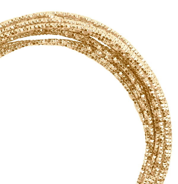 Aludraht gehämmert hell gold 2mm 500g 60m