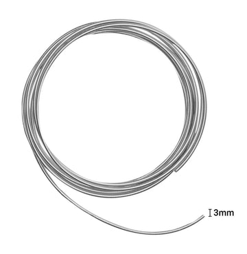 Aludraht silber rund 3mm 5m/Pkg.