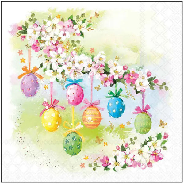 Ambiente Servietten Blossom and eggs FSC Mix 33x33cm 20 Stück / Packung