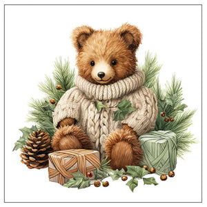 Ambiente Servietten Cuddle Bear FSC Mix 33x33cm 20 Stück / Packung