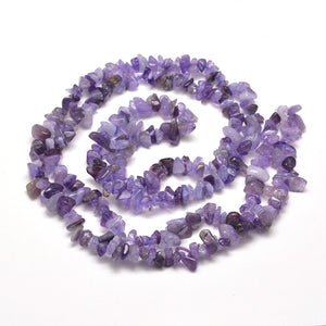 Amethyst Edelstein-Splitterkette 5-8mm 80cm/Strang