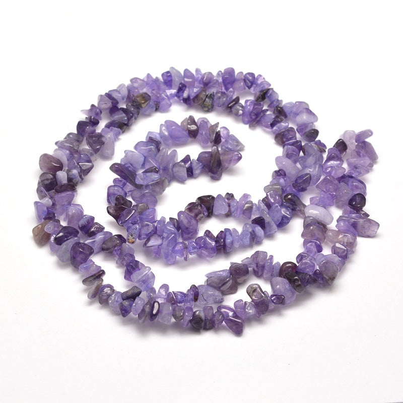Amethyst Edelstein-Splitterkette 5-8mm 80cm/Strang
