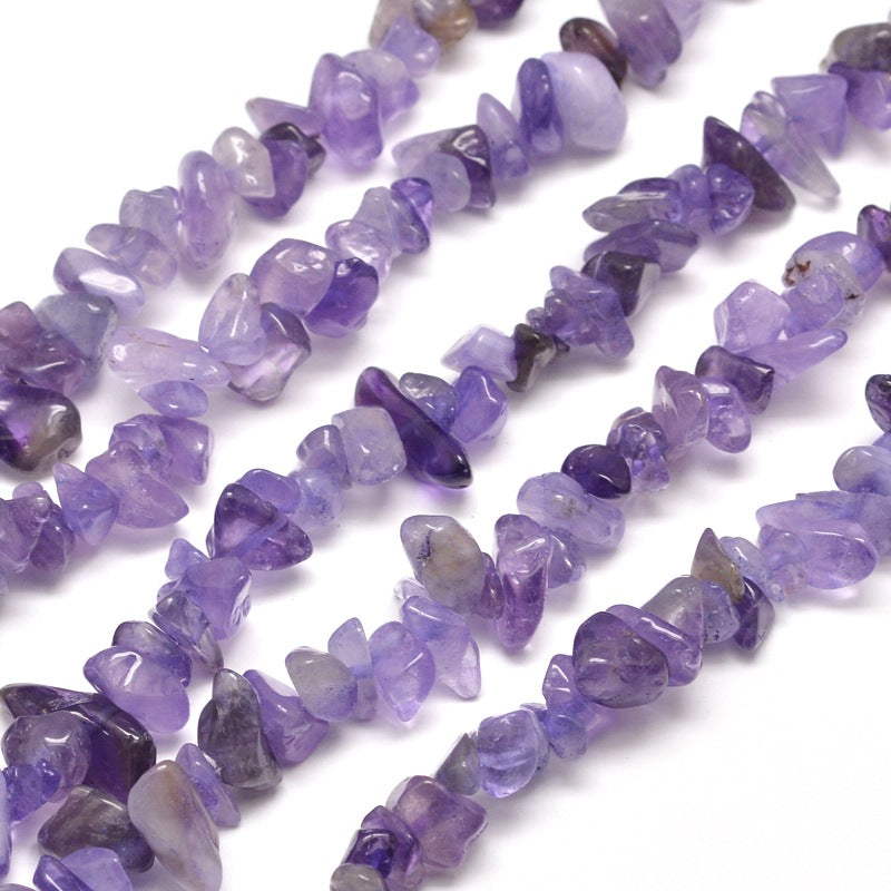 Amethyst Edelstein-Splitterkette 5-8mm 80cm/Strang