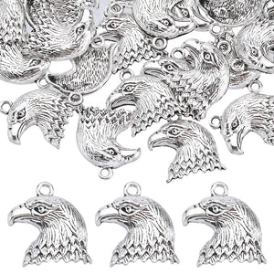 Anhänger Adler antiksilber 21,8×18,7mm 1 Stück
