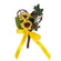 Anstecker Sonnenblumen auf Rebenherz schleife gelb Efeu 1 Stück