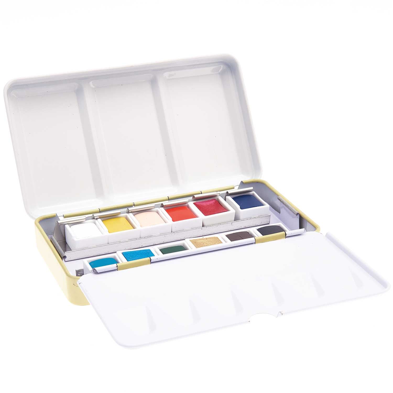 Aquarellfarb-Kasten Art Essentials Pastel Colors 12x½ Näpfchen Rico Design