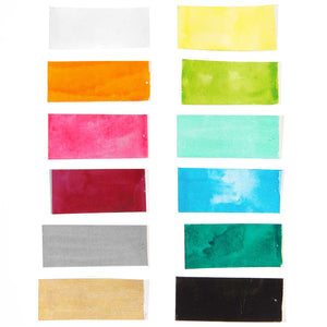 Aquarellfarben Art Essentials Rainbow Colors 12x½ Näpfchen Rico Design Metallkasten