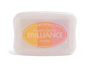 Tsukineko Brilliance Multi Color Stempelkissen Aurora 3 Farben