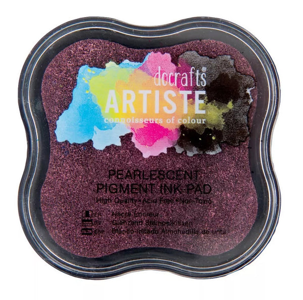 Docrafts Artiste Pearlescent Pigment Stempelkissen 45mm x 45mm 1 Stück