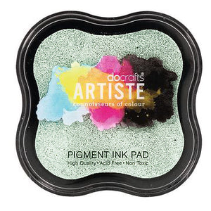 Docrafts Artiste Metallic Pigment Stempelkissen 45mm x 45mm 1 Stück