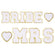 Aufbügel Patches Bride MRS Set 49-80mm 10-teilig