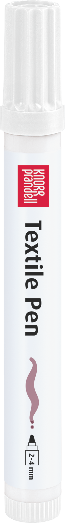 Aufheller Textilstift dick 2-4 mm Rundspitze transparent