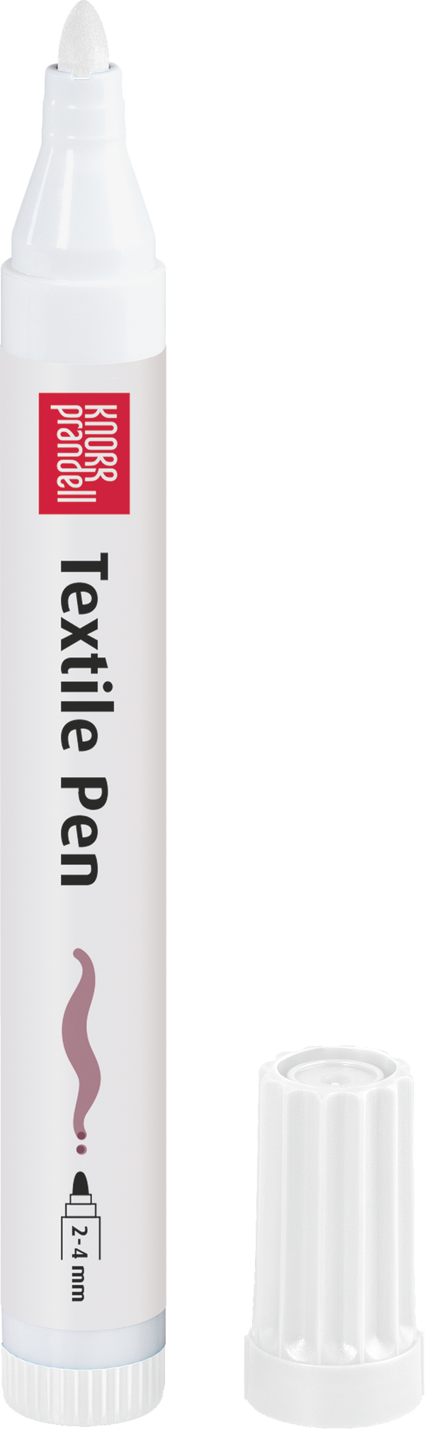 Aufheller Textile Pen dick 2-4 mm Rundspitze transparent
