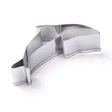 Ausstechform Delfin aus Edelstahl 38x75x17,5mm 1 Stück