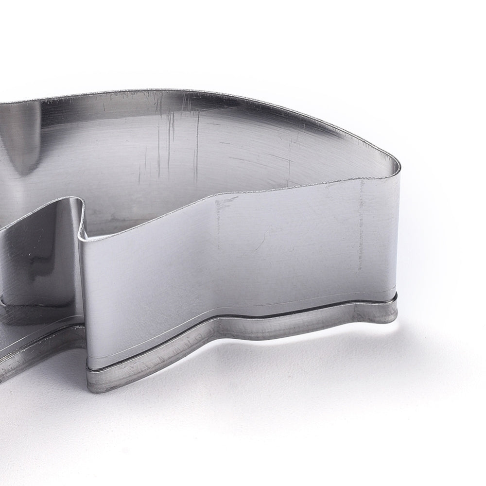 Ausstechform Delfin aus Edelstahl 38x75x17,5mm 1 Stück