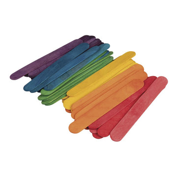 Bastelhölzer bunt 150x20mm breit 36 Stk/Packung