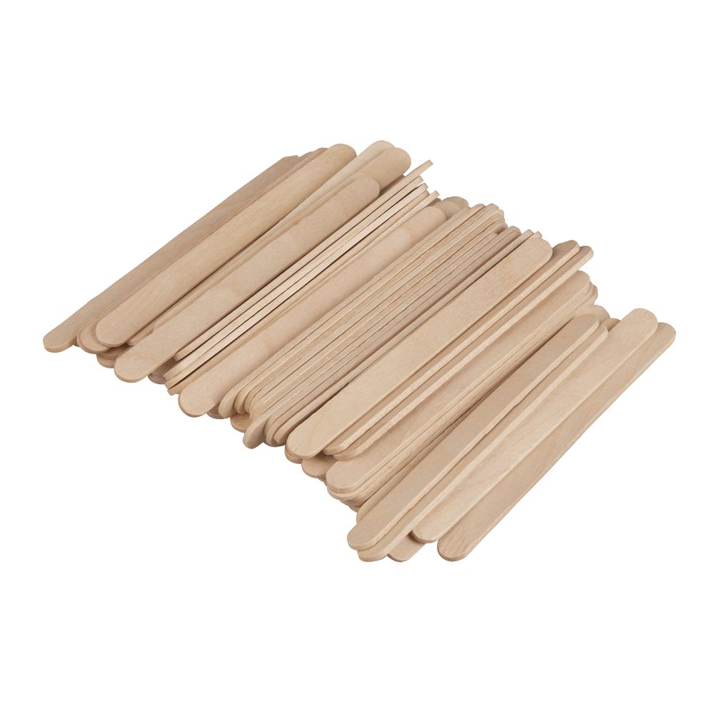 Bastelhölzer schmal natur, (Eislutscherstaberl), 110x11 mm, 72 Stk.