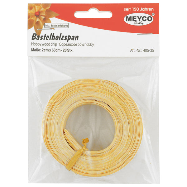 Bastelholzspan 2cm x 60cm 20 Stück