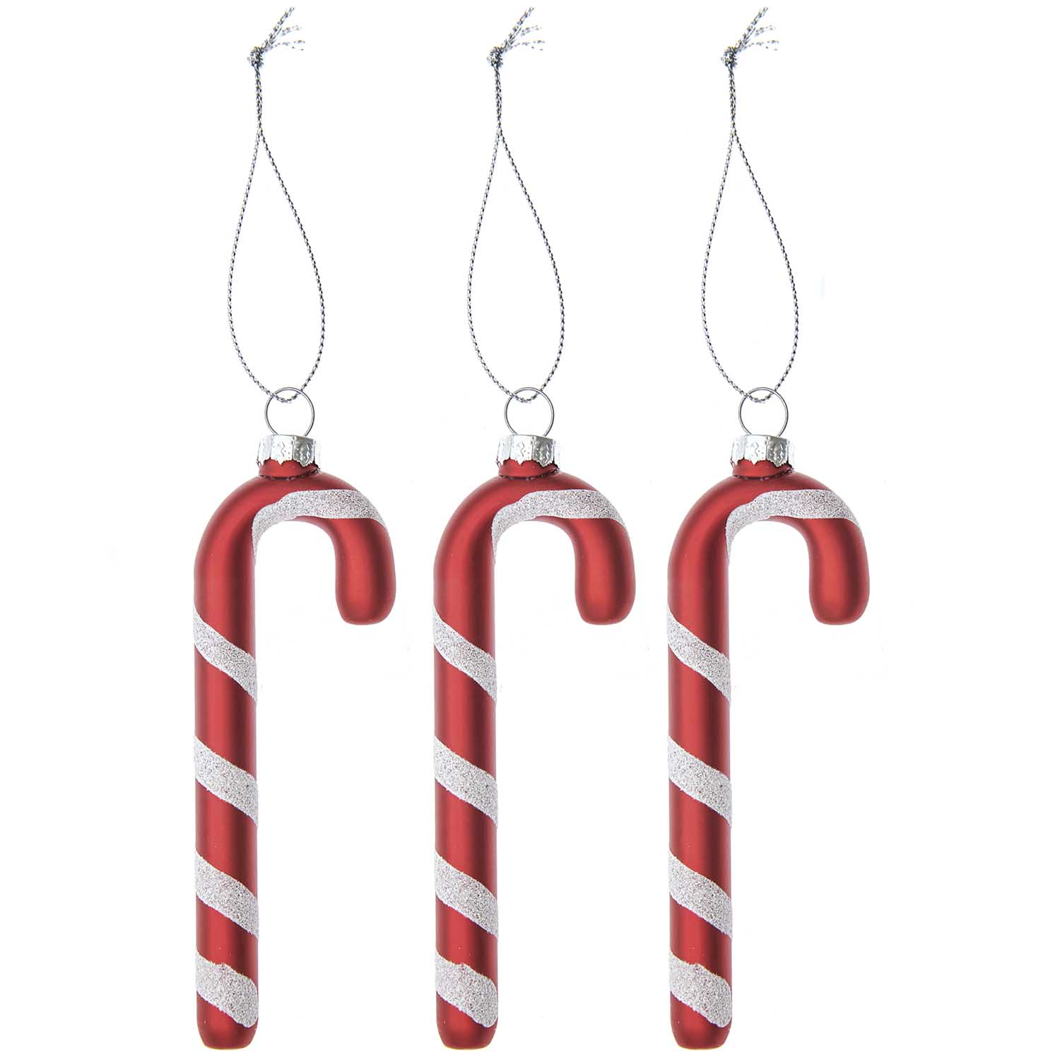 Baumschmuck Glas-Zuckerstange 4x1,2x12cm 1 Stück