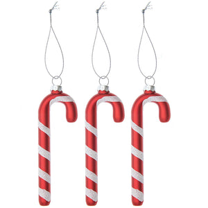 Baumschmuck Glas-Zuckerstange 4x1,2x12cm 1 Stück