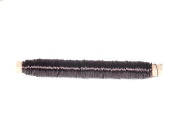 Blumendraht grau geglüht 0,5mm 100g/Holzwickel