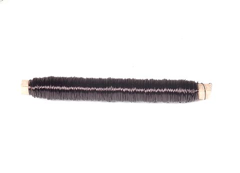Blumendraht grau geglüht 0,5mm 100g/Holzwickel